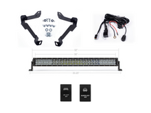 Load image into Gallery viewer, 2014-2021 TOYOTA TUNDRA 32" LOWER BUMPER HIDDEN LED LIGHT BAR BRACKETS KIT