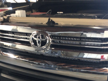 Load image into Gallery viewer, 2014-2020 Toyota Tundra 42" Curved LED Light Bar Hidden Grille Combo - Cali Raised LED