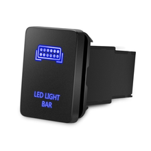 Load image into Gallery viewer, Small Style Toyota OEM Style "LED LIGHT BAR" Switch - Cali Raised LED
