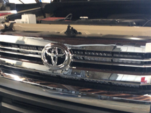 Load image into Gallery viewer, 2014-2020 Toyota Tundra 42&quot; Curved LED Light Bar Hidden Grille Combo - Cali Raised LED
