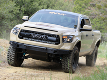 Load image into Gallery viewer, 2014-2020 Toyota Tundra 42&quot; Curved LED Light Bar Hidden Grille Combo - Cali Raised LED
